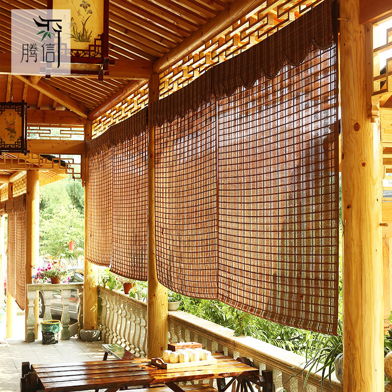 定制 竹帘子门帘隔断帘卷帘窗帘升降遮光卧室软挂帘装饰日免打孔在类目 居家布艺, 窗帘门帘及配件, 卷帘中 - 来自Buy2taobao.com提供专业的淘宝代购服务