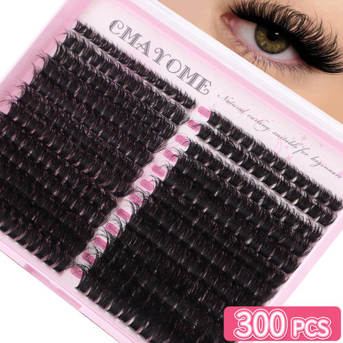Large Capacity Segmented DIY False Eyelash Thickening 80D