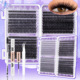 cluster set睫毛延长套装 false 640 extension curve eyelash