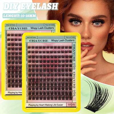 Single cluster false eyelash B-D curve grafting睫毛B-D曲嫁接