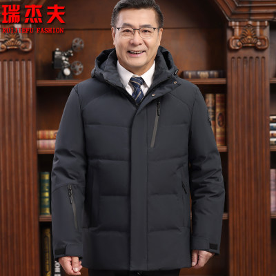 瑞杰夫短款羽绒服商务休闲外套