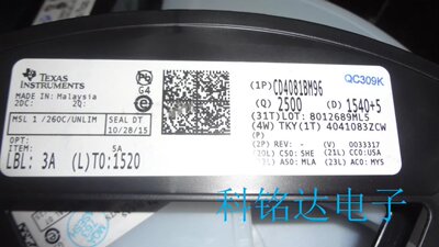 CD4081BM96 SOP-14，TI原装进口现货