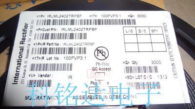 IRLML2402TRPBF IR SOT-23 场效应管 原装进口现货 假一赔十