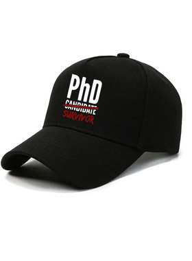 博士幸存者PhD创意个性可定制帽子论文毕业礼物青少年学生棒球帽