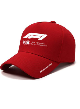 F1方程式赛车迷棒球帽子车队定制图案硬顶百搭春秋款户外鸭舌帽潮