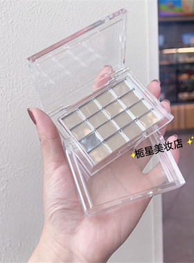 透明超薄分层分装遮瑕眼瘾铝盘diy扣盘收纳盒眼影腮红空盘自组盘