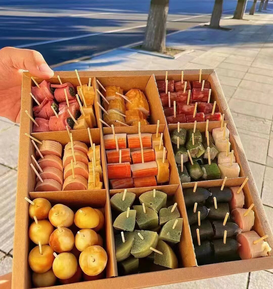 创意九宫格甜品包装盒泡芙慕斯蛋点心包装盒/包装袋/