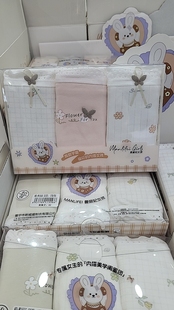 曼丽妃女孩一盒3条少女清新棉舒适三角内裤女大童发育期女生底裤