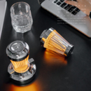 充电台灯 呼吸可调节氛围感玄关书桌多底座组合款 年轮公园 光魔方