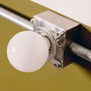 现代工业风走廊过道明装 线管氛围感小壁灯 沃尔维奇系列 年轮公园