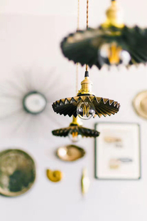 ZORING 百褶吊灯 PARK 铁锈釉陶瓷灯罩 2米线 宅造店 年轮公园