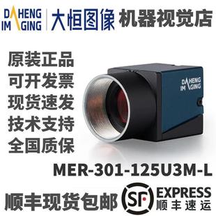 大恒图像工业相机MER-301-125U3M-L 水星一代  无IO口 黑白相机