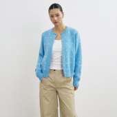 慵懒风百搭显瘦上衣 女外套春季 BESOBER原创 复古波点毛衣针织开衫