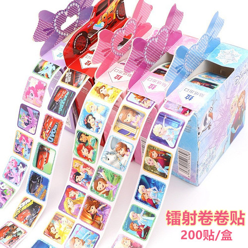 迪士尼卡通防水卷卷贴纸儿童礼物