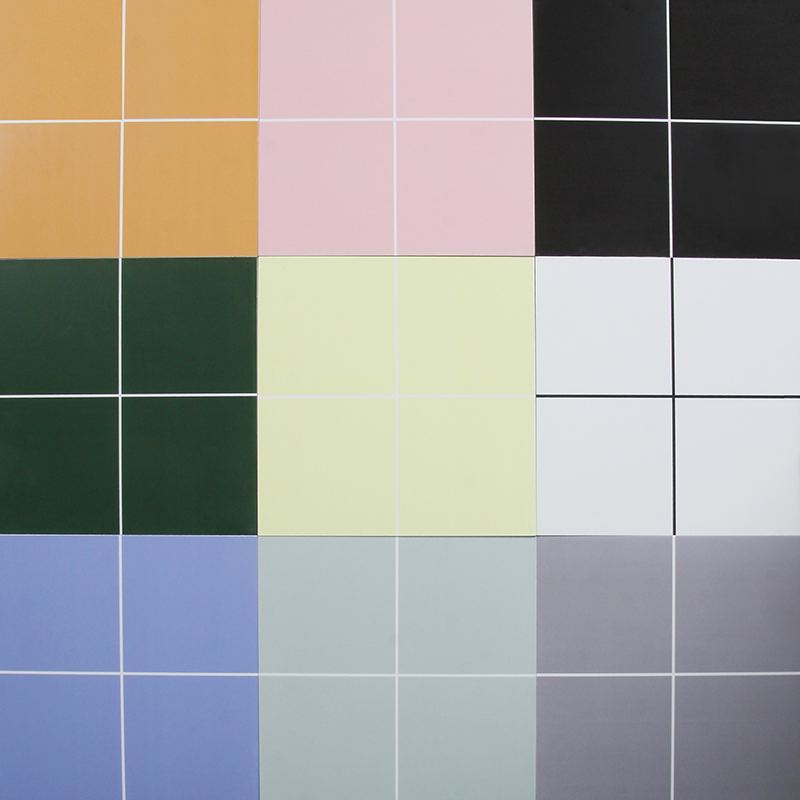 北欧彩色砖简约粉色格子砖 300x300卫生间厨房阳台墙砖灰色小地砖