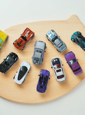 风火轮全新64比例小车轨道合金车模型火柴盒工程车模型轨道车玩具