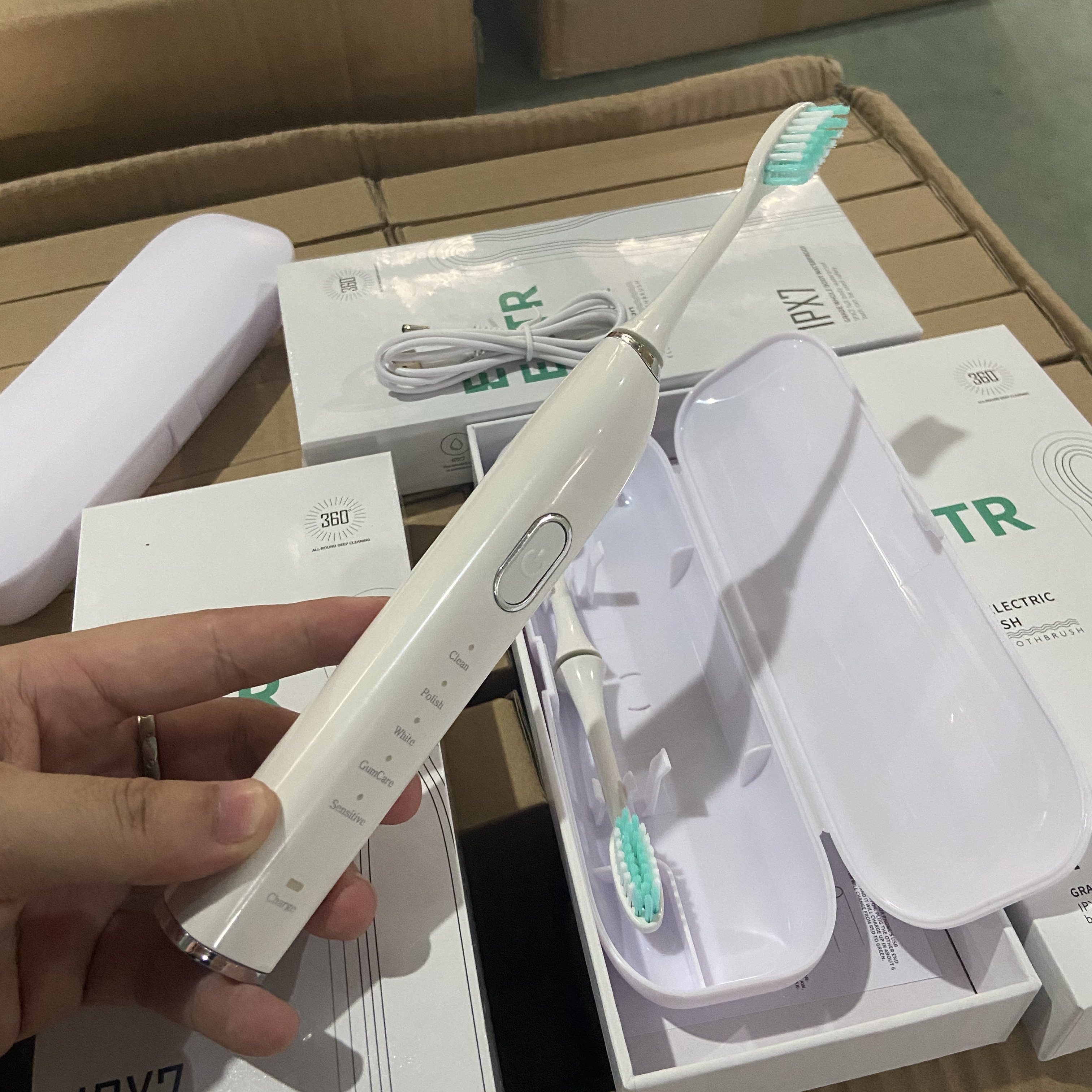 成人超长续航全身防水电动牙刷
