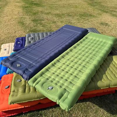 脚踏式自动充气床垫户外露营