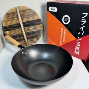 出口日本家用炒锅日式锻打无涂层不粘铁锅电磁炉平底炒菜锅专用
