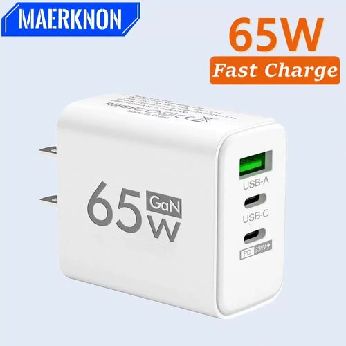 PD+USB三孔快充手机充电头