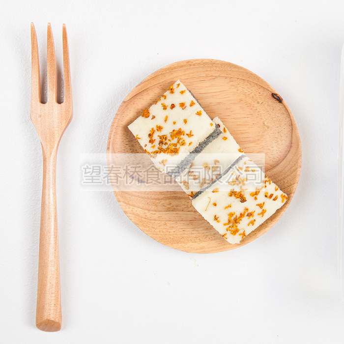 望春桥老传统手工糕点双层糕桂花小米黑米鸡蛋糕现做洋糕发糕250g