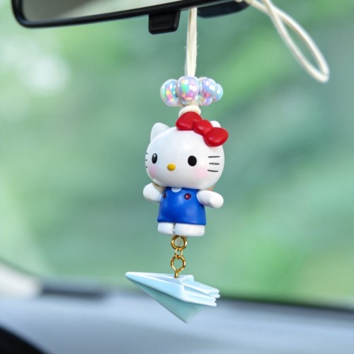 HelloKitty可爱凯蒂猫车挂治愈系车载挂件车内包包装饰挂礼物摆件