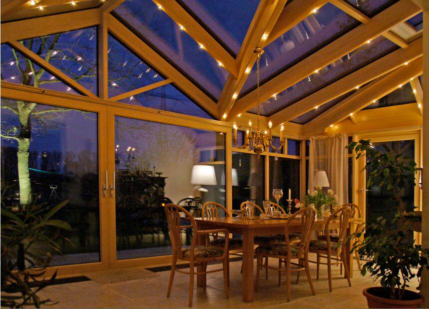 瑞明节能门窗定制断桥铝合金铝木复合铝包木内开内倒窗户封阳台