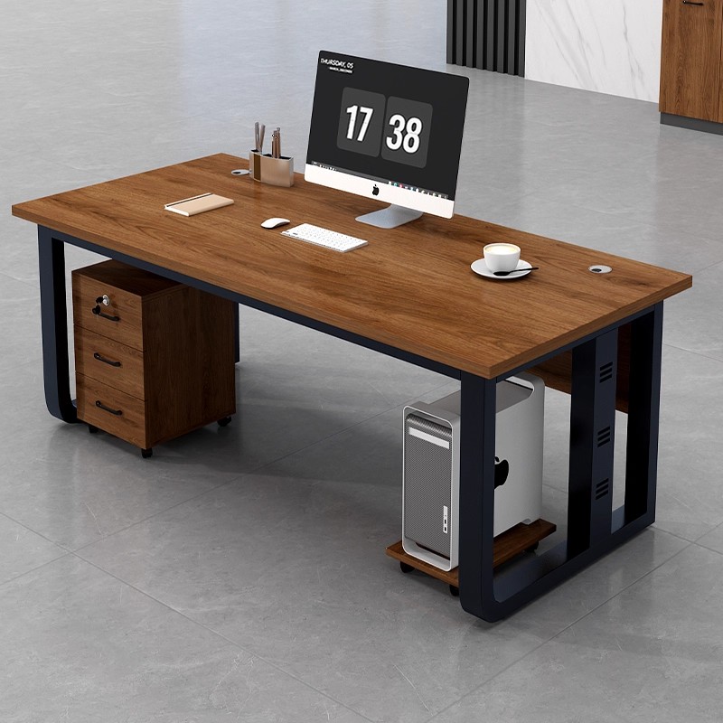 办公桌老板桌现代简约单人位电脑桌经理主管桌办公室员工桌职员桌