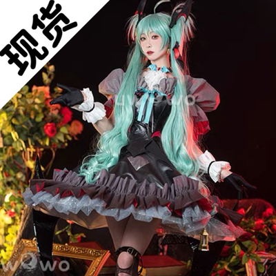 现货初音cosplay吸血鬼blood血万圣节小恶魔女MIKUU