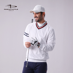 佩奇塔特高尔夫外套上衣春夏golf球服装男装弹力修身运动长袖男装