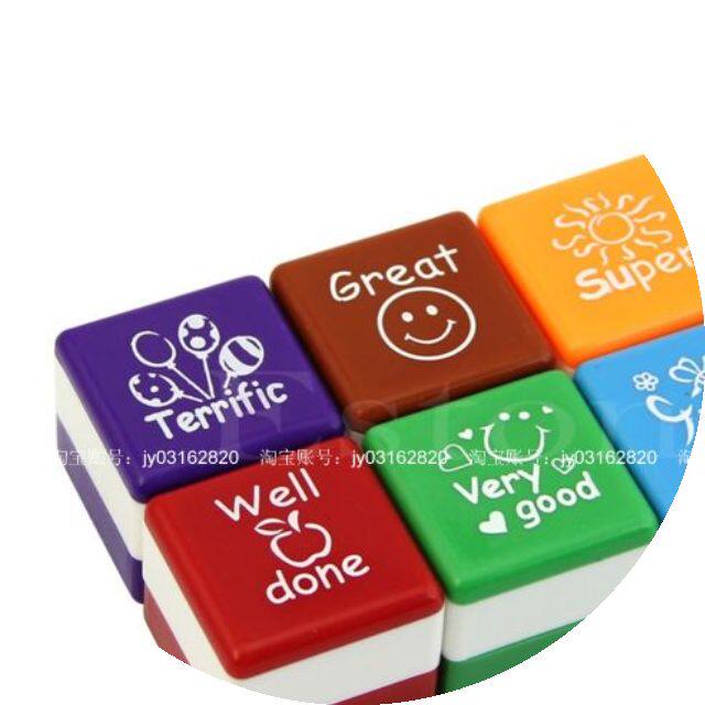6 teachers stamper self ink reward marking stamp motivationin the Electronic Dictionary/Electronic paper book/Stationery , Everyday school supplies , Indian students  category - from Buy2taobao.com to provide professional Taobao agent buy service