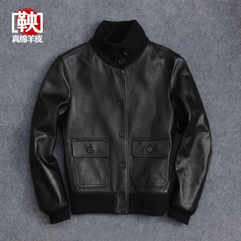 真皮皮衣 支持定制  夹克外套 顺丰包邮