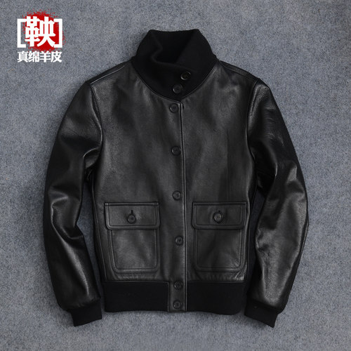 真皮皮衣 支持定制  夹克外套 顺丰包邮