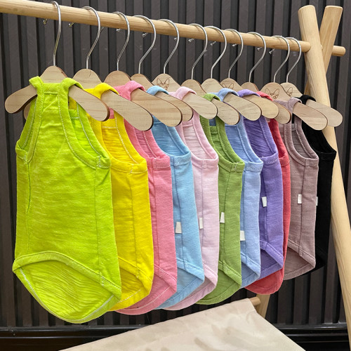 夏季透气纯棉猫咪空调服