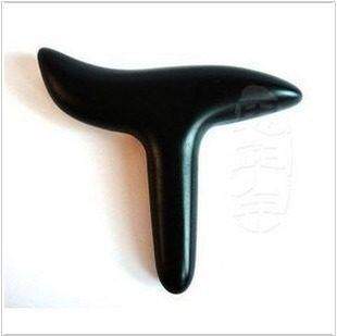 砭石脚底穴位足疗t型锥三角按摩器点穴棒点穴笔经络锤三叉包邮