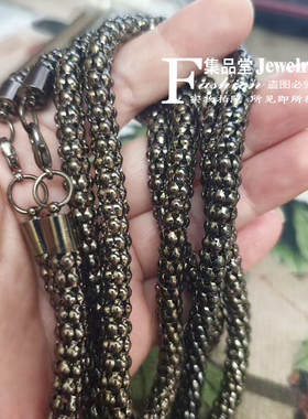 合金串珠满钻项链孤品特价独特