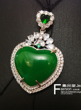 人种大宝石锆石绳子豪华项链清仓