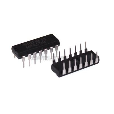 直插式 74LS74 SN74LS74AN DIP-14 HD74lS74P 逻辑 触发器 芯片IC