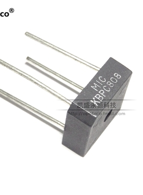 直插 整流桥 KBPC808 8A 800V D-72 MIC方型圆脚桥堆方桥4脚单相