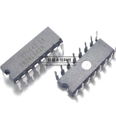 直插 SN74LS42N DIP-16 74LS42 HD74LS42P 十进制解码器 集成电路
