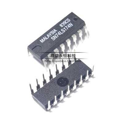 直插74LS174  SN74LS174N HD74LS174P DIP-16 逻辑-触发器 主复位