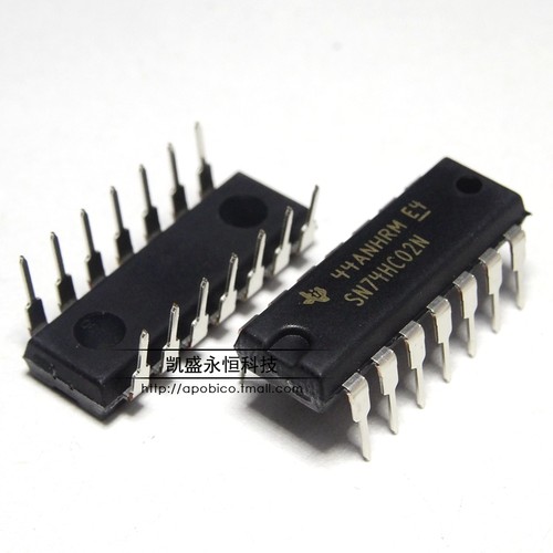 直插 SN74HC02N 74HC02 DIP-14 2输入端四或非门 逆变器 全新原装