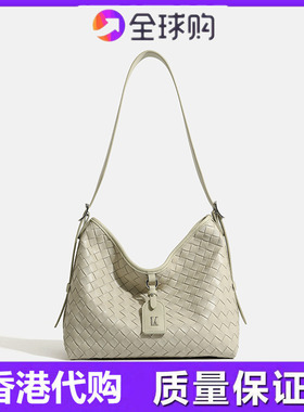 真皮女包2025新款夏季时尚编织水桶包女士高级感百搭大容量腋下包