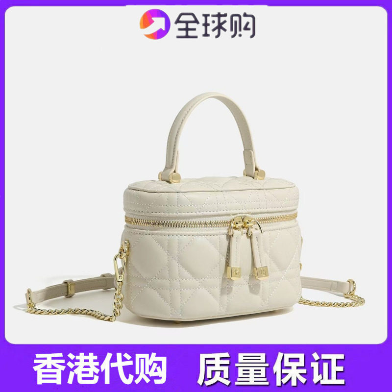 斜挎小包女2025新款夏季时尚盒子化妆包女士高级感百搭单肩手提包