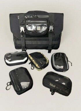 鹤立副包机能molle附包XPAC防水透明收纳包机能风男士EDC工具包