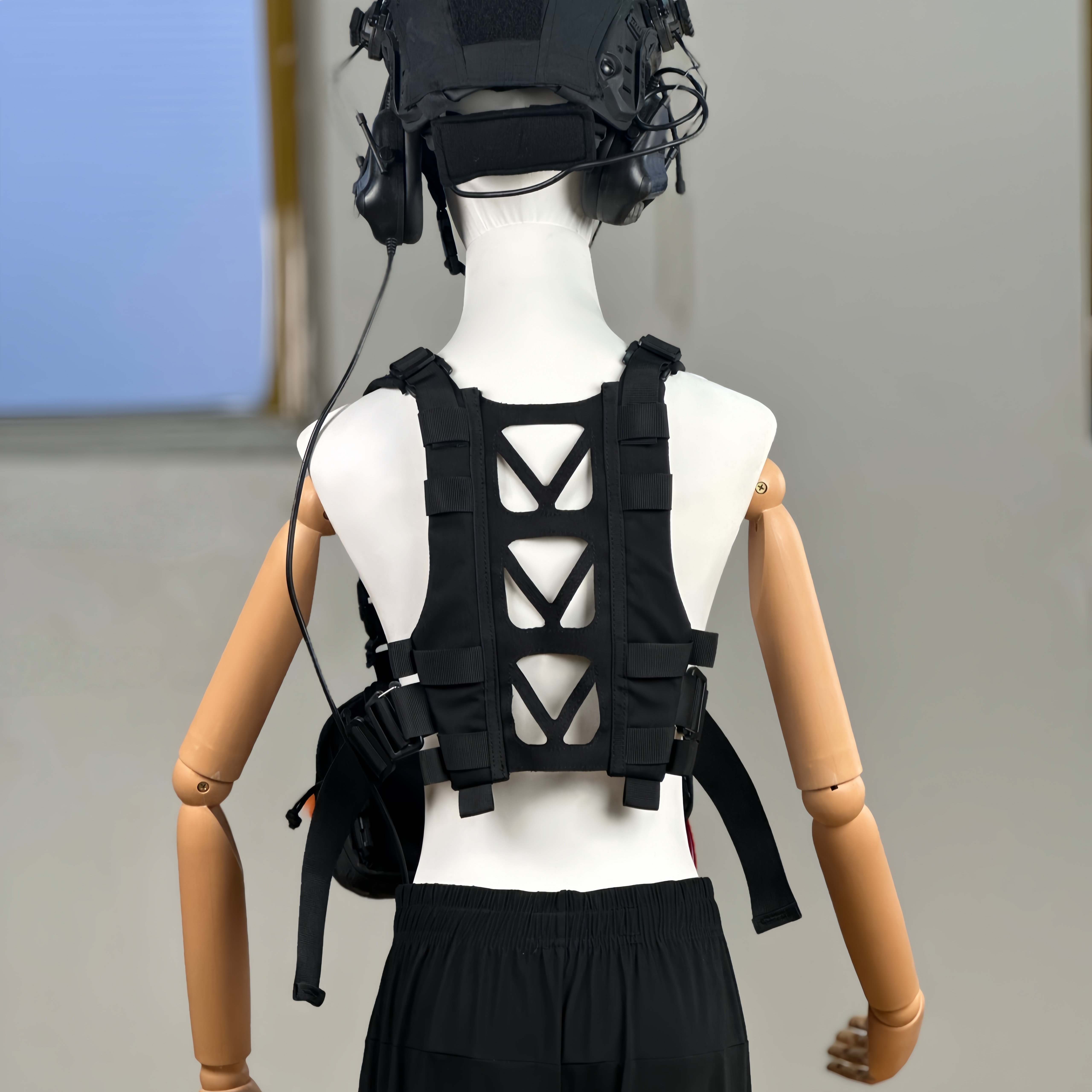 战术胸挂带 户外胸包扩展带双肩背带 机能背带青龙先生胸包胸挂带