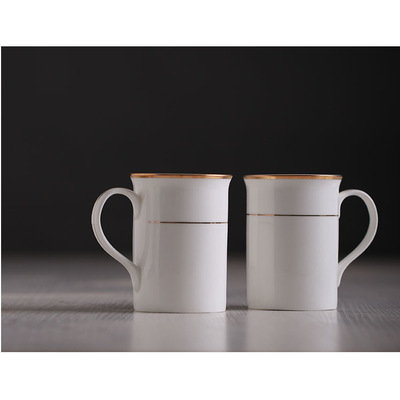 陶瓷漱口杯套装家用情侣一对洗漱杯牙具杯创意骨瓷结婚刷牙杯欧式