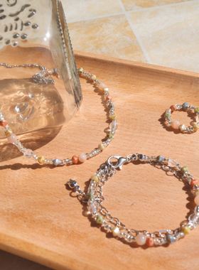 项链手链原创小众做旧