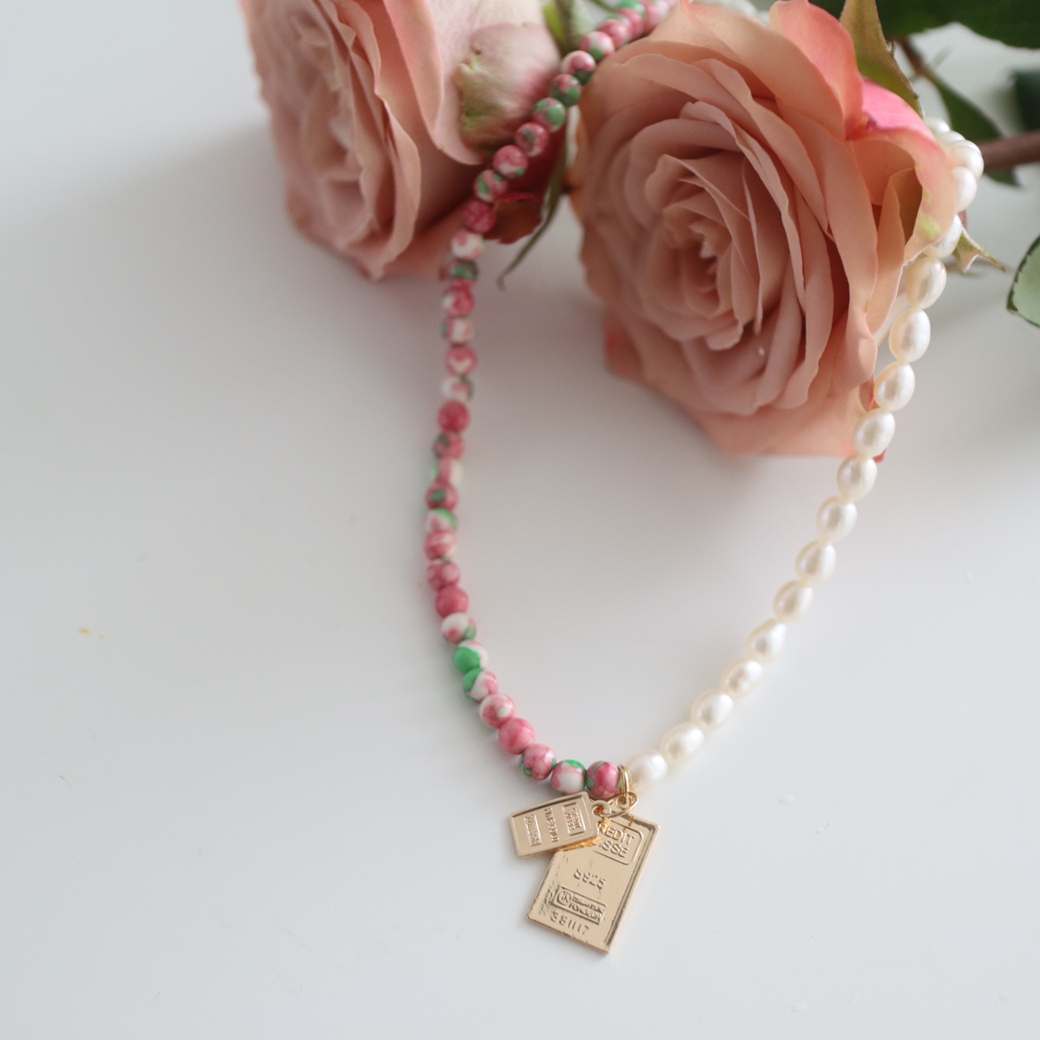 淡水珍珠原创复古项链温柔