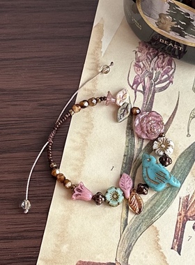 可调节编绳手链原创复古手链